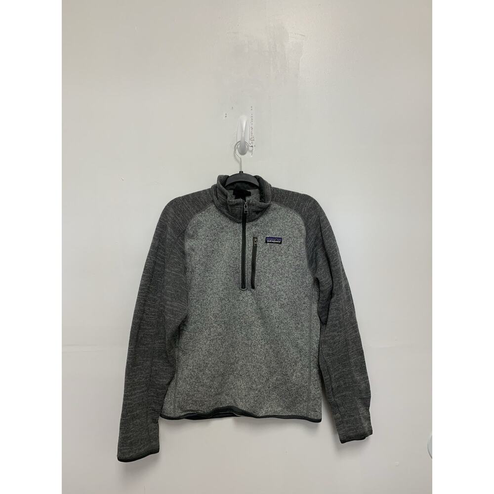 Patagonia Men's Better Sweater 1/4 Zip Nickel / Forage Gray Jacket Size Medium